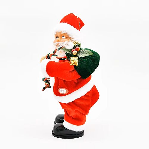 Yılbaşı Figür Noel Baba Pilli 25 cm Dans Eden Model - 