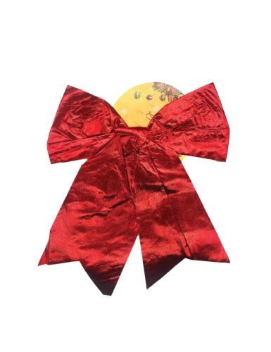 Yılbaşı Fiyonk Saten Parlak 30 Cm Kırmızı - 