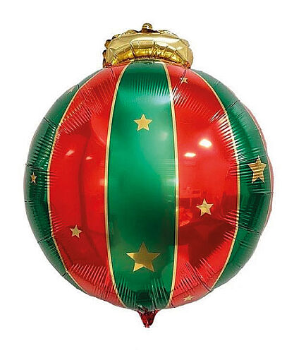 Yılbaşı Folyo Balon Top Şekilli 70-54cm (4783) - 