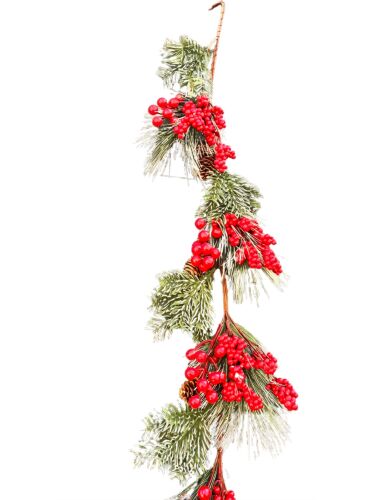 Yılbaşı Garland Berryli Kozalaklı 180 Cm - 3