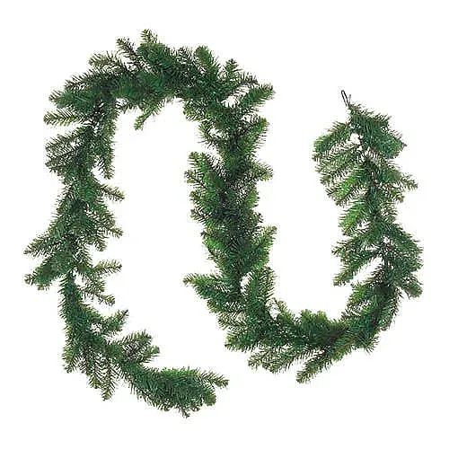 Yılbaşı Garland Çam Dalı 250 Cm Yeşil 100 Dal (20 CM) - 