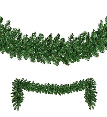 Yılbaşı Garland Çam Dalı 250 Cm Yeşil 150 Dal (25 CM) - 