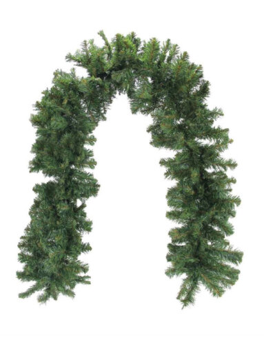 Yılbaşı Garland Çam Dalı 250 Cm Yeşil 300 Dal (20 CM) Lüks - 
