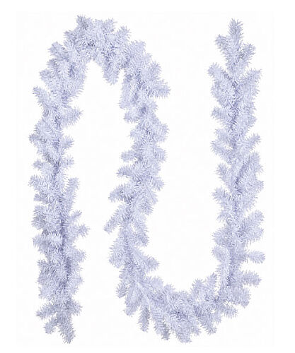 Yılbaşı Garland Çam Dalı 240 Cm Beyaz 150 Dal - 