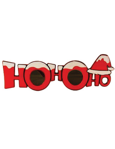 Yılbaşı Hohoho Şapkalı Gözlük - 