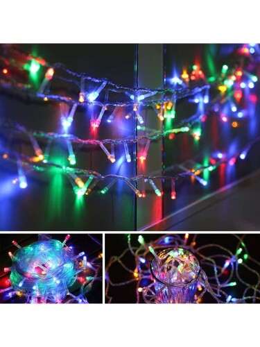 Yılbaşı Işık Led 10 Metre RGB Fonksiyonlu Eklemeli - 