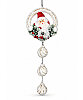 Yılbaşı Kapı Süsü Çelenk Noel Baba 60 cm - 1
