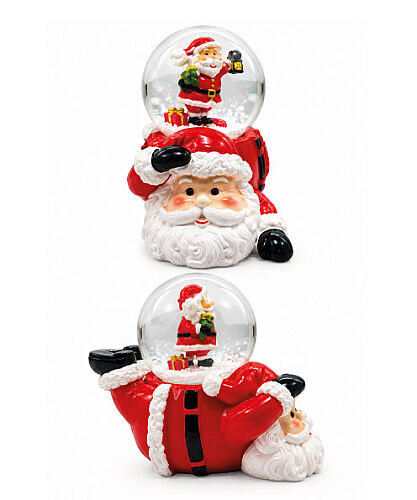 Yılbaşı Kar Küresi Kayan Noel Baba Model 7 Cm - 