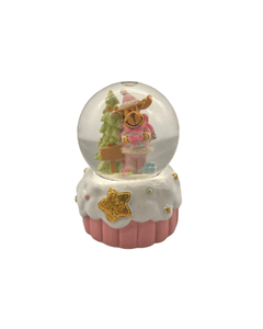 Yılbaşı Kar Küresi Pembe Model 7 Cm 12 Parça - 4