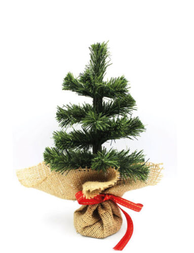 Yılbaşı Masa Üstü Çam Ağacı Jütlü 30 Cm - 