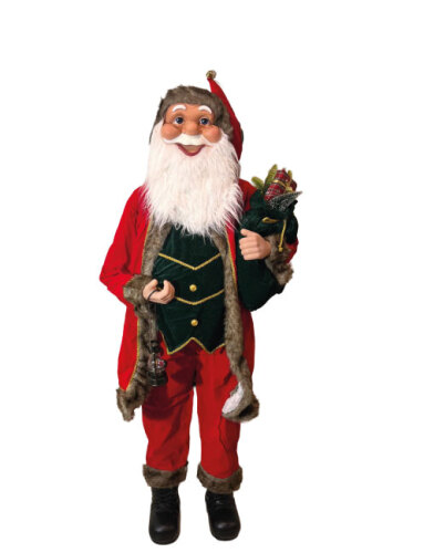 Yılbaşı Noel Baba Hediye Paketli Model 180 Cm - 