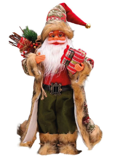 Yılbaşı Noel Baba Hediye Paketli Model 60 Cm - 