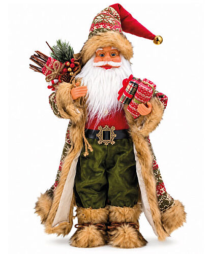 Yılbaşı Noel Baba Hediye Paketli Model 60 Cm - 