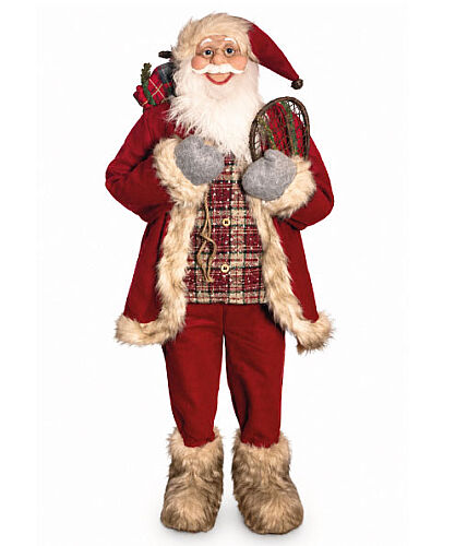 Yılbaşı Noel Baba Raketli Model 150 Cm - 