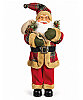 Yılbaşı Noel Baba Yeşil Eldivenli Bohçalı Model 45 Cm - 1