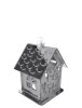 Yılbaşı Plexi Ledli Ev Model Gümüş 10 Cm - 2