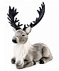 Yılbaşı Ren Geyik Boynuzlu 60 Cm Oturan Model - 1