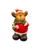 Yılbaşı Seramik Figürler Işıklı 13 Cm Geyik Model - 1