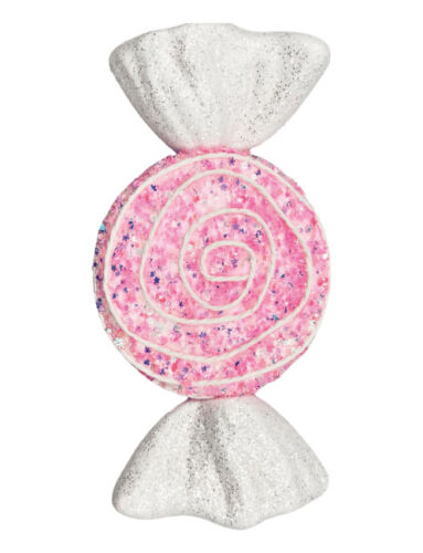 Yılbaşı Strafor Fiyonk Şeker 30 Cm Pembe - 