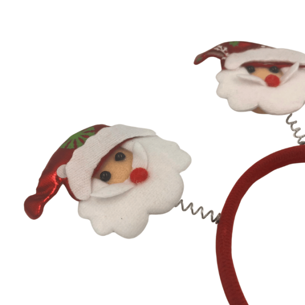 Yılbaşı Taç Parlak 2li Noel Baba Figürlü - 2