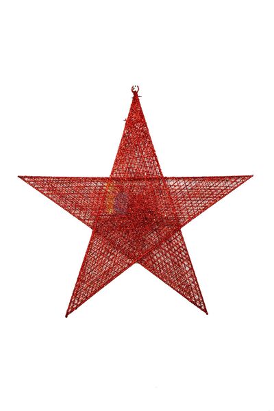 Tel Yıldız 40 cm Kırmızı - 3