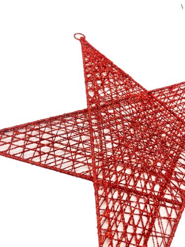 Tel Yıldız 40 cm Kırmızı - 2