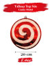 Yılbaşı Top Süs 20 Cm 2 Parça Candy Model - 1