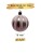 Yılbaşı Top Süs 6 Cm Çizgili Simli Rose Gold 6 lı - 3