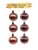 Yılbaşı Top Süs 6 Cm Mat Parlak Rose Gold 6 Parça - 1