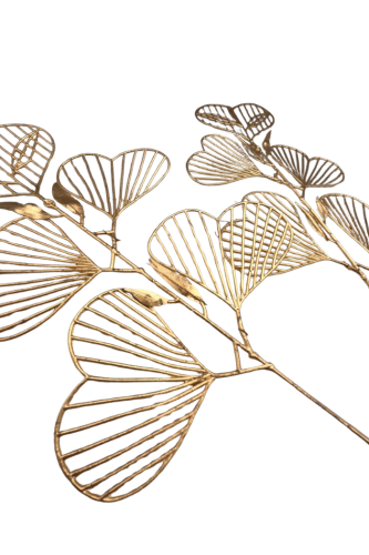 Yapay Dal Ginkgo Altın Model - 3