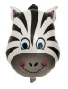 Folyo Balon Safari Zebra 50 Cm - 1